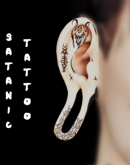 Second Life Marketplace - PROFANATION Satanic Tattoo For Swallow ...